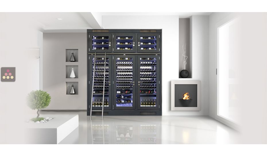 Cave à vin encastrable sur-mesure 2 températures de service