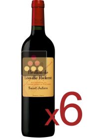 6 bouteilles de Saint-Julien - Pavillon de Léoville Poyferré, Millésime 2015 Sélection Vin
