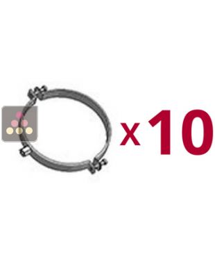 Lot de 10 colliers support Ø 160 mm WINEMASTER