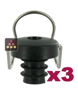 Lot de 3 bouchons pour vins effervescents DURAVIN