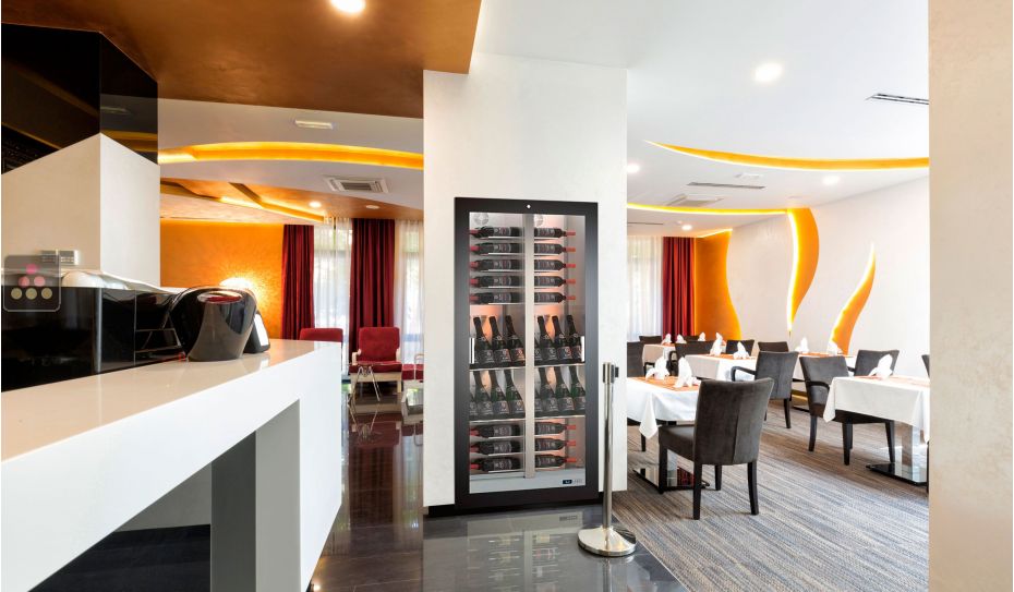 Vitrine à vin encastrable multi-températures de service et de conservation - P36cm - Équipement mixte