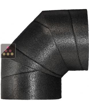 Gaine semi-rigide en polyéthylène pour climatiseur Friax - Coude à 90° - Diam. intérieur 180mm FRIAX