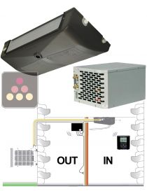 Climatiseur de cave à vin 3500W - Froid uniquement - évaporateur plafonnier FRIAX