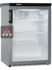 Table-top positif ventilé vitré encastrable sous plan - Epoxy Silver - 136L LIEBHERR PRO