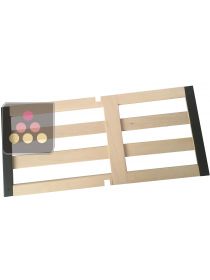 Clayette de stockage en bois à fronton noir DOMETIC