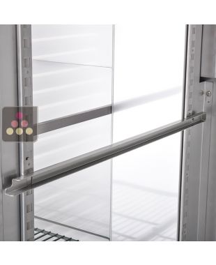 Glissière inox côté gauche pour armoires Gastronormes 2 portes LIEBHERR PRO