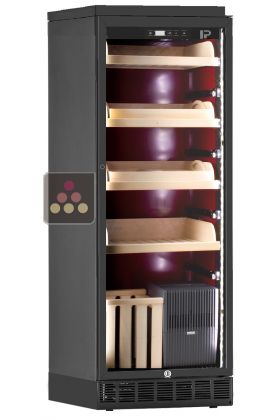 Cave à cigares enchassable avec régulation électronique de température et hygrométrie
