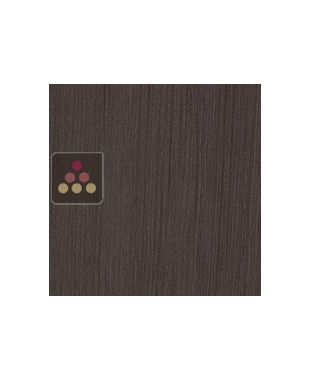 Plaquage stratifié sur cadre brut vitrine avec référence HUBLER R 58.03 EC Xilo 2.0 Striped Grey - Piero Lisson Ma Cave à Vin