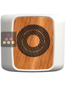 Façade personnalisée finition bois de cèdre pour climatiseur Friax FRIAX