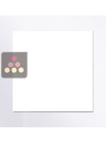 Porte en verre blanc pour cave à vin ACI-CHA544(E) (LBB240POV) LE CHAI