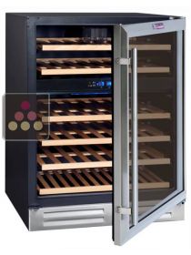 Cave &agrave; vin de service 2 zones de temp&eacute;ratures La SOMMELIERE