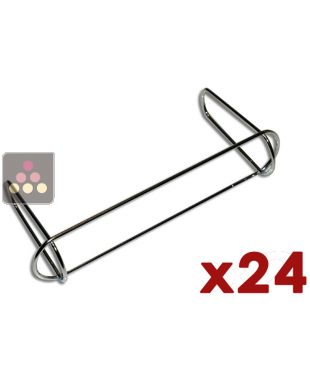 Lot de 24 paniers pour bouteilles de taille magnum CHAIN MY WINE