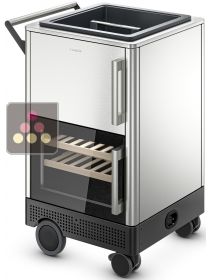 Bar mobile d'extérieur avec cave de service 1 température et bac isotherme de présentation - Modèle d'exposition DOMETIC