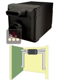 Climatiseur de cave monobloc gainable et encastrable jusqu'à 30m³ - Refroidissement et chauffage - Installation dans pièce intermédiaire FRIAX