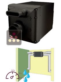 Climatiseur de cave monobloc gainable et encastrable jusqu'à 48m³ - Refroidissement, chauffage et humidification - Installation pièce intermédiaire FRIAX