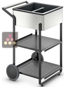 Bar mobile d'extérieur avec bac isotherme de présentation - Modele Expo BBQ 2022 DOMETIC