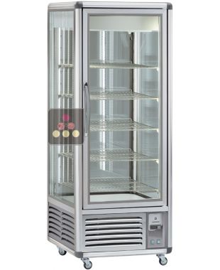 Vitrine verticale positive statique - Stockage grilles - 550L TECFRIGO