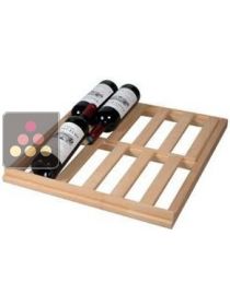 Clayette ch&ecirc;ne massif pour cave &agrave; vin ACI-SOM541 La SOMMELIERE