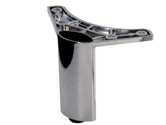 Pieds Elliptiques en zamak chromé

