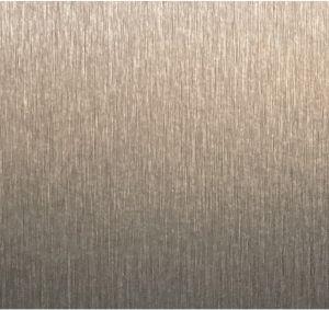 Encadrement habillé d'un stratifié effet Bronze satiné