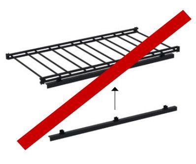Sans supports horizontaux pour éclairage LED des tablettes
