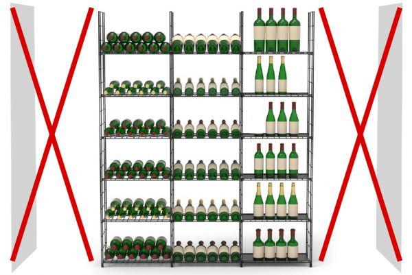 Sans flancs de sécurisation en métal