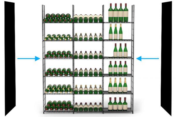 Sans flancs de sécurisation en métal aux extrémités